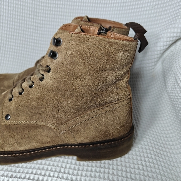 Steve Madden Packer Cap Toe Suede Chukka Boot In Dark Taupe Suede Men\'s Size 10 main image 4
